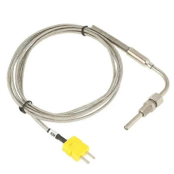 1250 C Grader Högtemperatursensor Gänga EGT Rostfri Sond K Typ 2m Termoelementrör Temperaturregulator