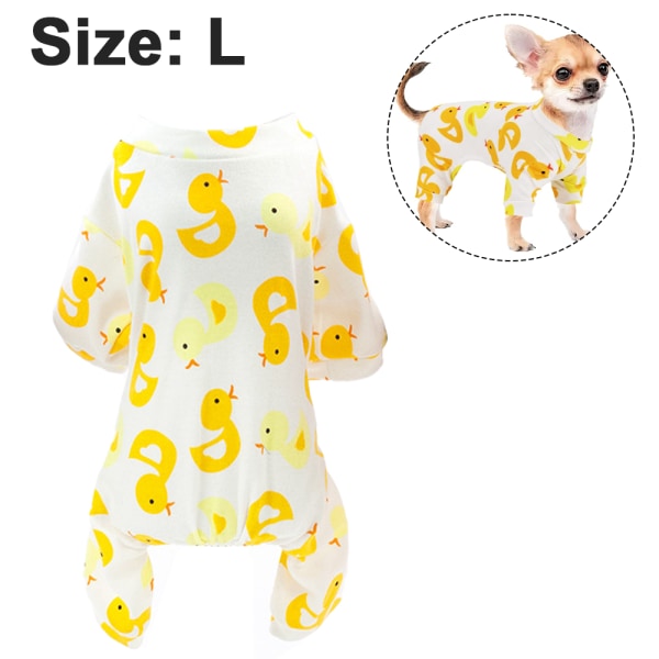 Chihuahua Pyjamas, Hund Pyjamas För Små Hundar Tjej Pojke, Mjuka Pet Onesies, Tiny Hund Kläder Outfit-Shape1-L