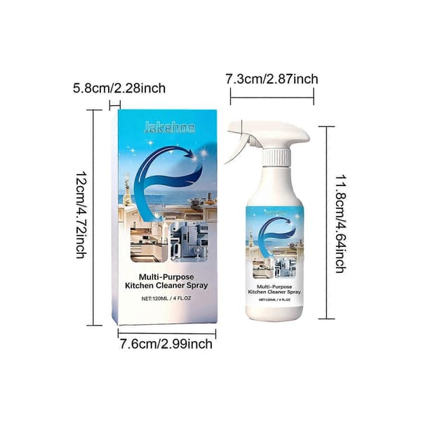 All-purpose cleaner and disinfectant for the kitchen Plant-based & Safe for sticky kitchen cabinets