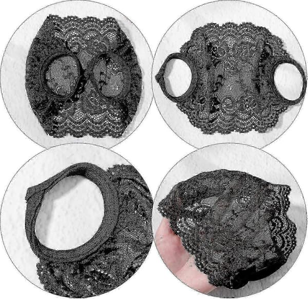 2-pak blonde ansigtsmasker til kvinder, åndbart mesh-design med elastiske ørestropper, sort og hvid