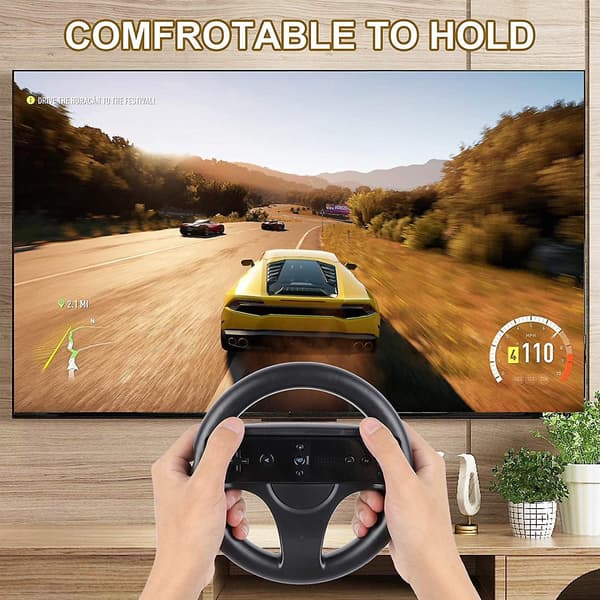 Ratt for Wii-kontroll, 2 stk Racing Wheel
