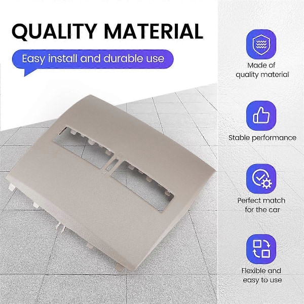 Bilens främre instrumentbräda Toppluftventil Trim Båge Cover 68414-ED50C 68414-ED50D för 2007-2012 A/C Vent Co