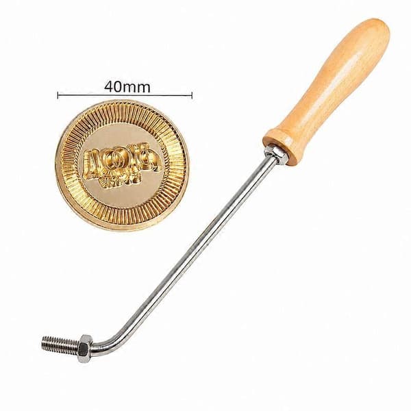 Tilpasset brennmerkejern for mat med tilpasset gravering, burgerbrødstempel for grillkokker