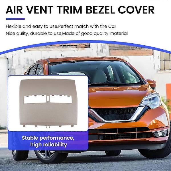 Bilens främre instrumentbräda Toppluftventil Trim Båge Cover 68414-ED50C 68414-ED50D för 2007-2012 A/C Vent Co
