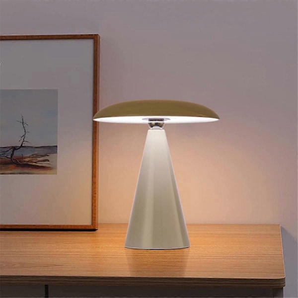Magnetisk LED Bordlampe Natbordslampe til Soveværelse 3 Farve Dæmpning Touch Lampe til Læseværelse Orange