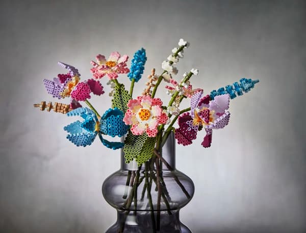 Hama Midi DIY Konst Blommor 6000 pärlor multifärg
