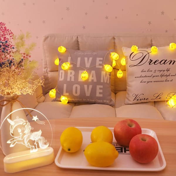 Battery-powered Easter String Lights 1.5m 10 LED, Cute Chick/Cracked Egg/Easter Egg Shaped String Lights, Indoor Room Decor for Easter