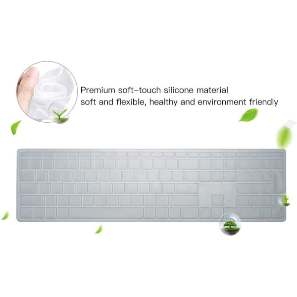 Keyboard Cover Skin kompatibel med HP Pavilion 27 All In One PC 27-xa0014/27 Xa0055Ng/0370Nd/0076Hk/0010Na