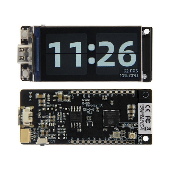 T-Display-S3 1,9-tuumainen LCD-kehityskortti kotelolla Nerd Miner Bitcoin Solo Lottery Miner BTC:lle