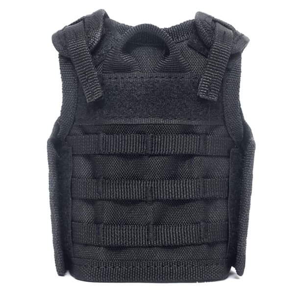 Mini Molle-pullopaidan tölkkijuoma olutpullon liivisuojus baarikoriste musta