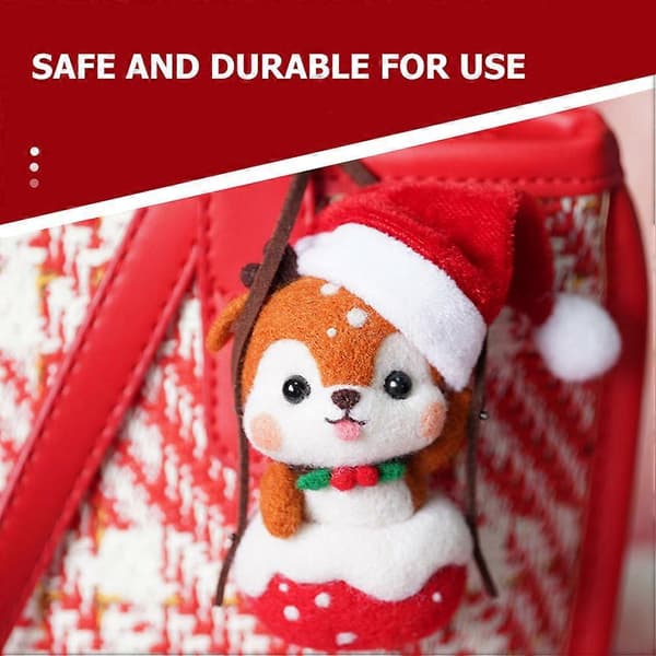 DIY Nålefiltesett for julepynt, 1 sett