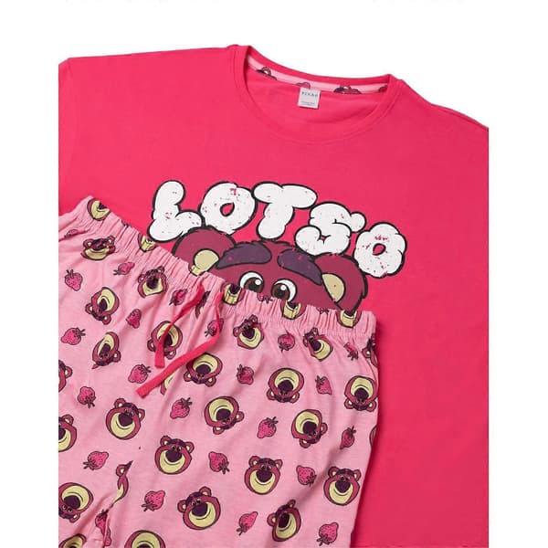 Dame/kvinde Lotso Ansigt Kortærmet Lang Pyjamas Sæt