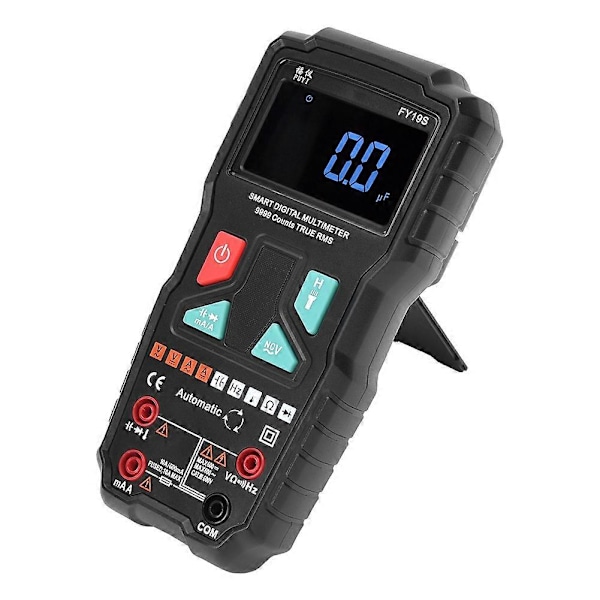 FY19S Multifunktionell Högprecision Digital Handhållen Skärm Automatisk Multimeter AC DC Spänning Ström