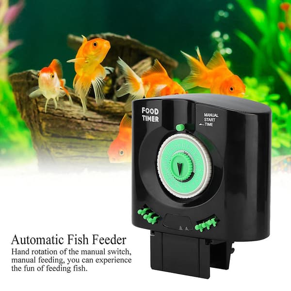 WT-180A Plastik Batteridrevet Smart Timer Automatisk Foderautomat til Akvarium