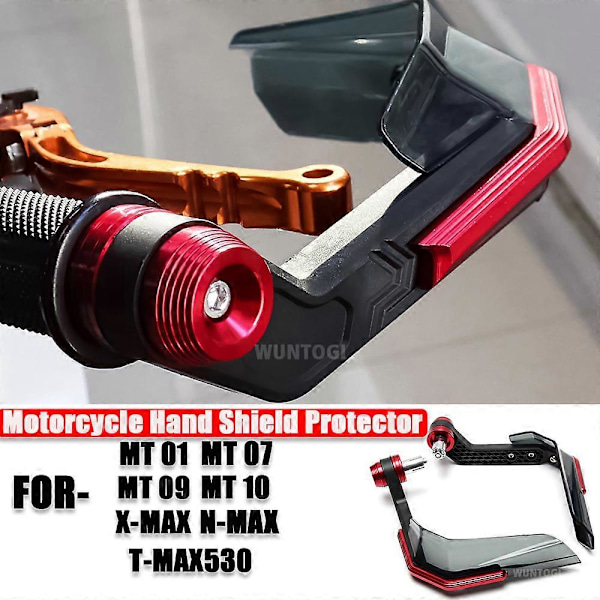 TMAX530 Tillbehör Motorcykel Handske Vindruta Handskydd För Yamaha MT01 MT07 MT09 MT10 NMAX XMAX TMAX530 Red