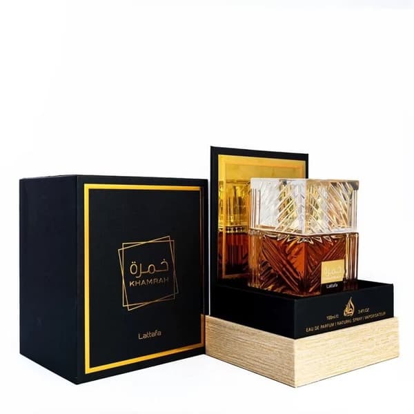 (Påskekampagne) Højkvalitets Lattafa Parfumer - Khamrah EDP 100ml brun brown 100ml