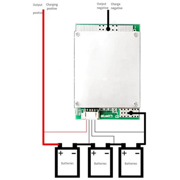3S 12V 100A skyddskort BMS litiumbatteriladdarkort med ström batteribalans/uppgradering PCB skyddskort