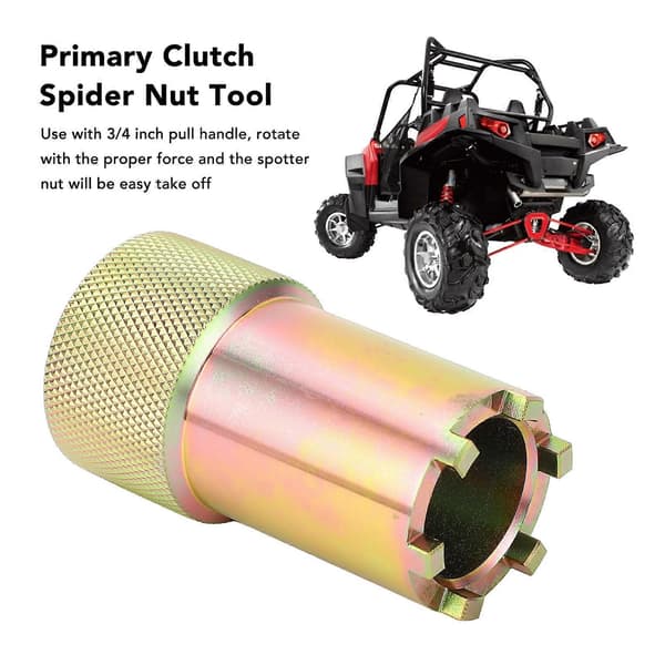 Anti-rust primær kobling Spider Nut erstatning til Polaris P90 P85 holdbart metalværktøj