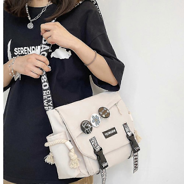 Messenger Väska för Unisex Casual Bag Tooling Fashion Messenger Bag blå