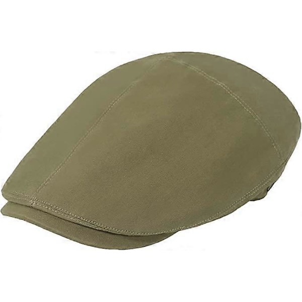Sommer Ivy Peaked Caps Balloon Cap Bomulds Flat Cap til Mengreen green