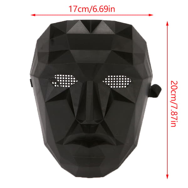 Squid Game Cosplay Mask Prop Square Circle Triangle Pattern Boss