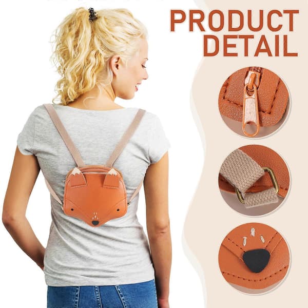 Ræverygsæk Mini Rygsæk til at bære lette genstande Multi PU Design