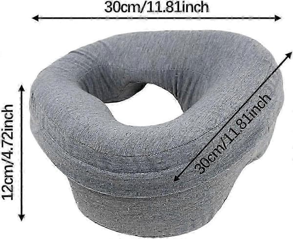 Massage Ansiktskudde Memory Foam Tvättbart Överdrag Spa Salong Kudde Vagga För Massagebänk_ynam1