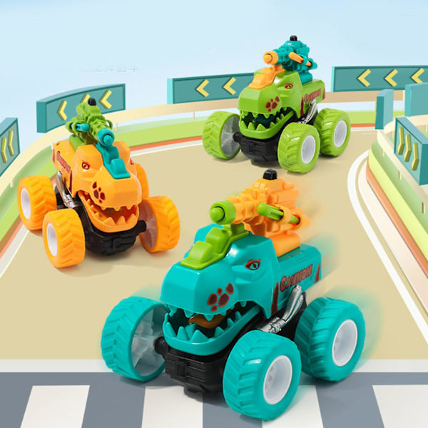 Tyrannosaurus Rex Vetoauto Leikkiauto Katapulttiauto Dinosauruksen Leikkiauto 2+ Vuotiaille