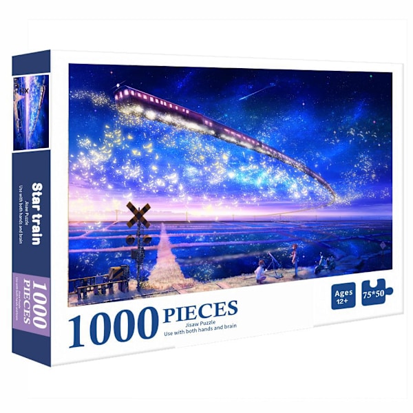 1000 Palan Puzzlepeli Leikkikalut Puzzle & Stressiä Lievittäviä Leikkikalut Joululahja(A)