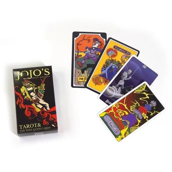 Anime JoJo Bizarre Adventure Tarotkort Spådomsdæk Engelsk Version Oracle Brætspil til Venner Fest