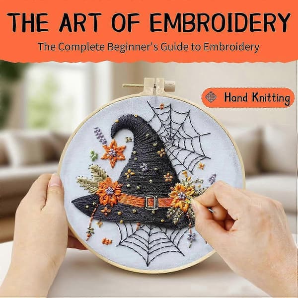 Halloween-broderisæt til begyndere 1pcs B