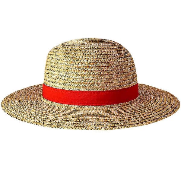 Luffy Stråhat Multifunktionel Anime Tegneseriefigur Solcreme Stråhat Cosplay Solhat til Voksne