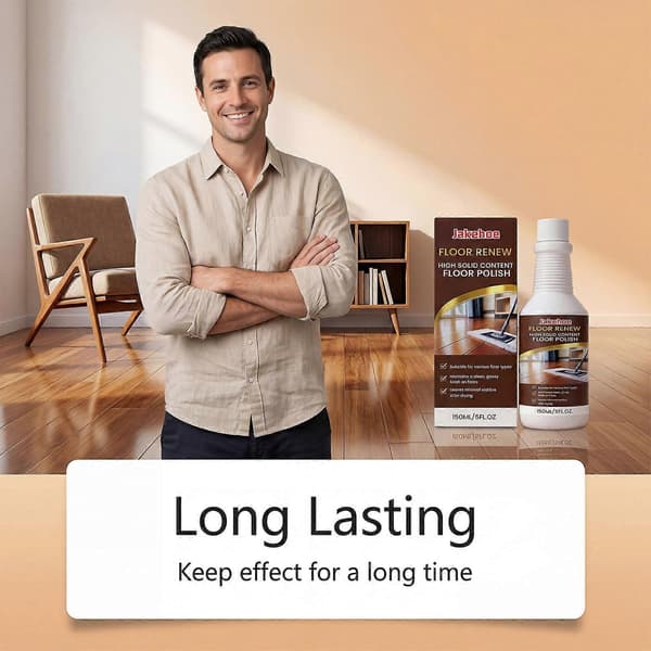 Multipurpose Floor Polish, Quick-Drying and Streak-Free, Pet-Friendly Home Environment, 150 ml