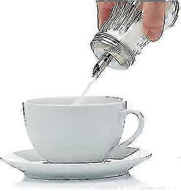 Retro sukkerskål til restaurant, glasdispenser med shaker og hælder