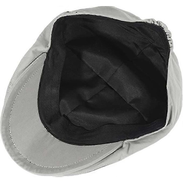 Sommer Ivy Peaked Caps Balloon Cap Bomulds Flat Cap til Mengreen grey