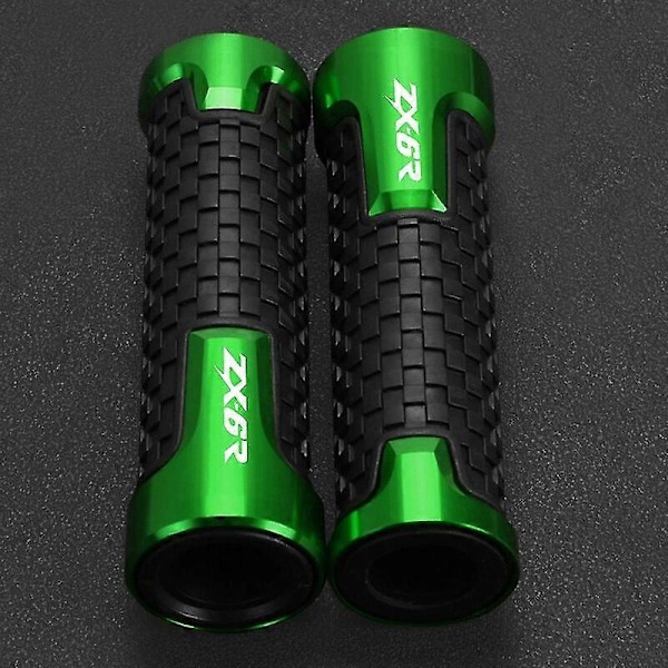 Till KAWASAKI ZX-6R ZX6R 1995-2012 2005 2006 2007 2008 2009 11 Ohjaustangon Pää Moottoripyörän Kahvat Päät Plus Ohjaustangon Kahvat Päät Vinkit Suojukset Moottoripyörän Polvi & Shi B Rött set