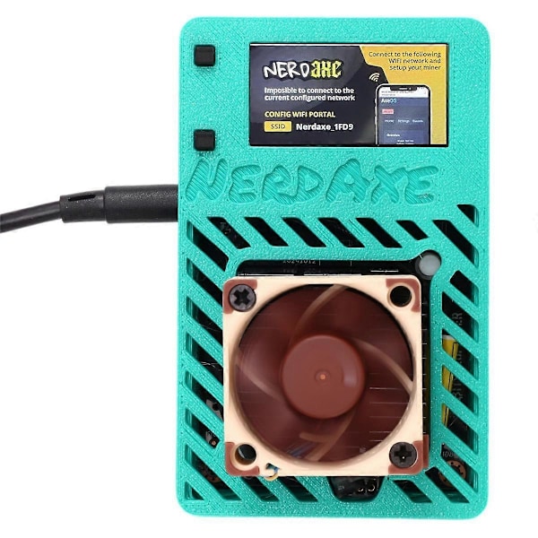 NerdAxe Miner Bitaxe 500Gh/S BM1366 ASIC Avoimen Lähdekoodin Arpajaislouhija Nerdminer BTC Louhija Super Hiljainen