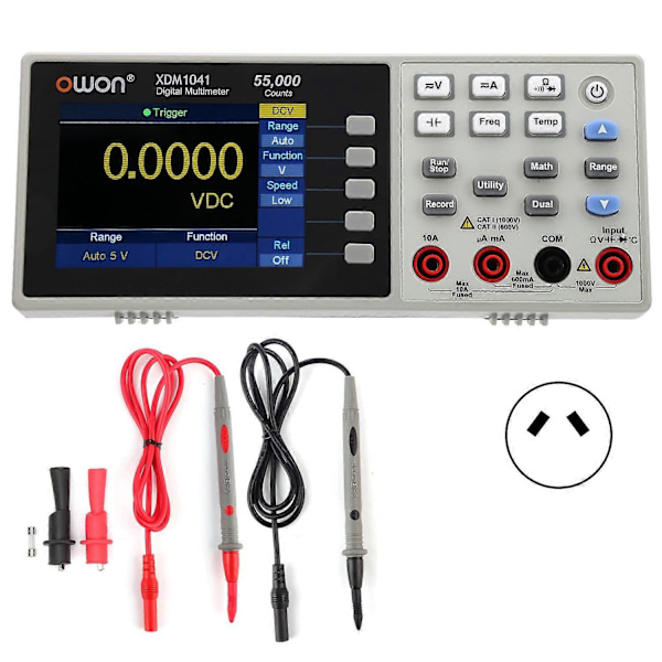 XDM1041 3,5\" LCD Mini Desktop Digital Multimeter True RMS Temperatur Tester Meter