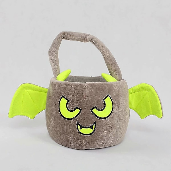 Halloween Pehmolelu Halloween Kori Hauska Kurpitsa Karkkikori Tyyny Halloween Kurpitsa Lepakko gray