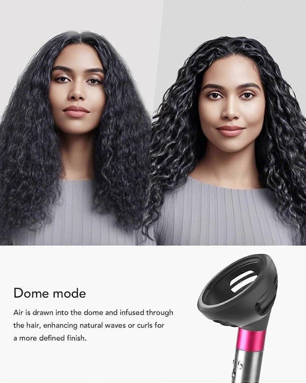 Wave+Curl Diffuser för Dyson Airwrap Styler, Uppgraderat Diffusormunstycke för Dyson Airwrap HS01 HS05 HS08 för vågigt, lockigt eller krulligt hår