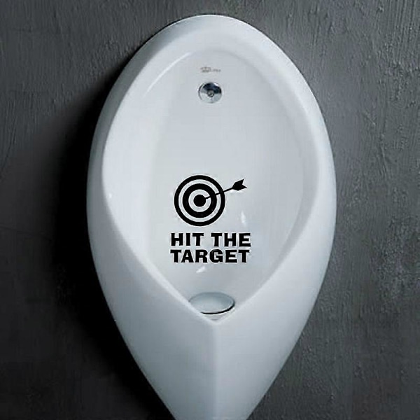 WC-istuimen tarra taidetarra Osu kohteeseen