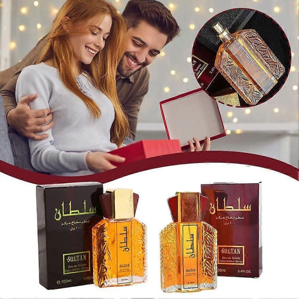 SULTAN Dubai Parfume til Mænd Elegant Langvarig Eau de Toilette Spray Red