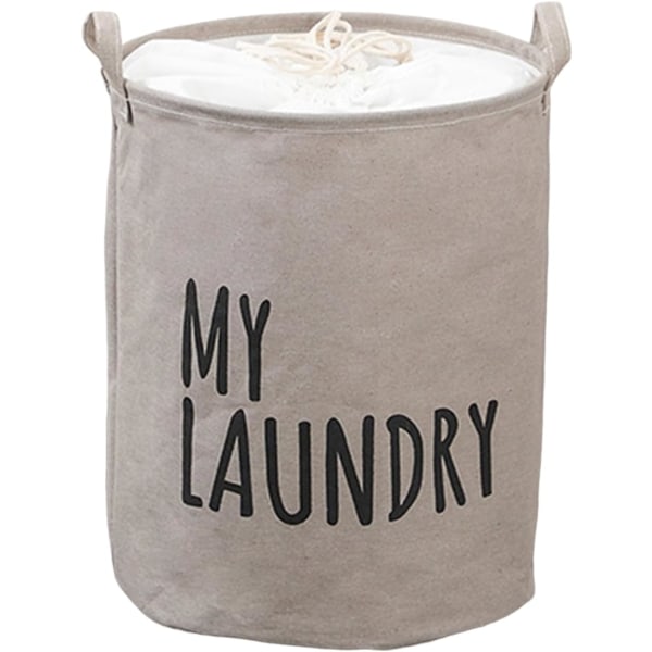 Laundry Storage Bag Dirty Clothes Small Items Toys Storage Bag Foldable Home Supplies Gray S