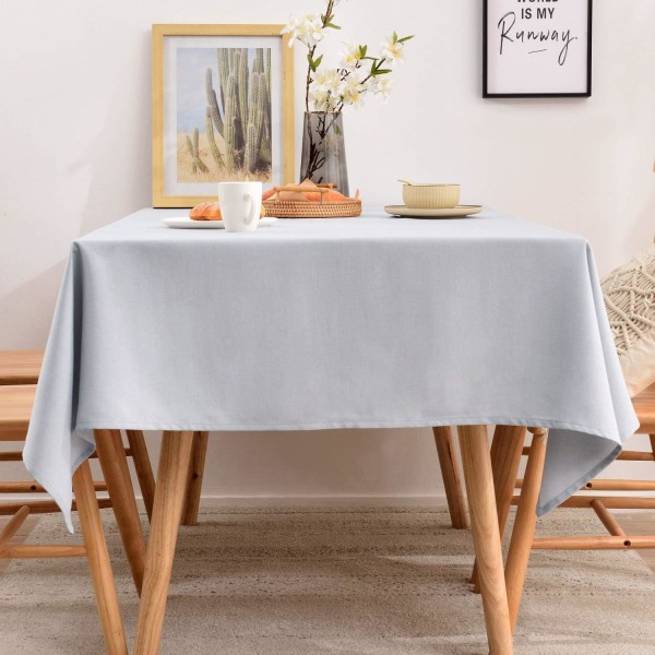 Rektangulära bordsdukar dukar Vattentät fläckbeständig duk Elegant lättskött för inomhus-, utomhusdekoration 140*180cm