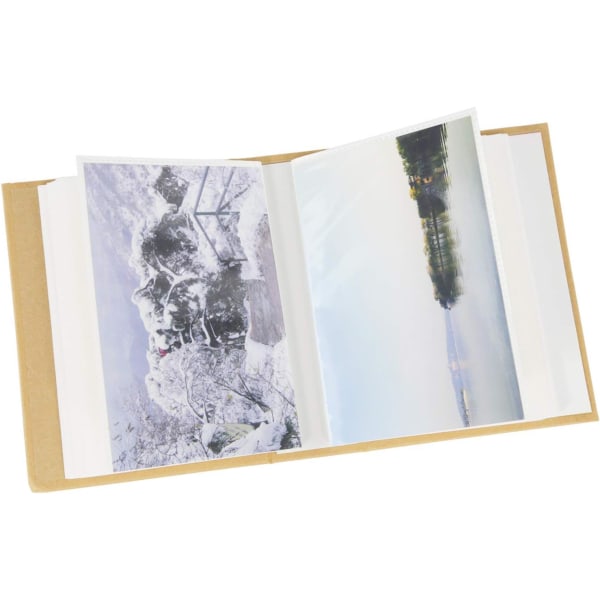 Mini 4x6 fotoalbum 100 fickor för barnflickafotoalbum, [sidans storlek på insidan]: ca 15,7*10,5 cm-interdigital region