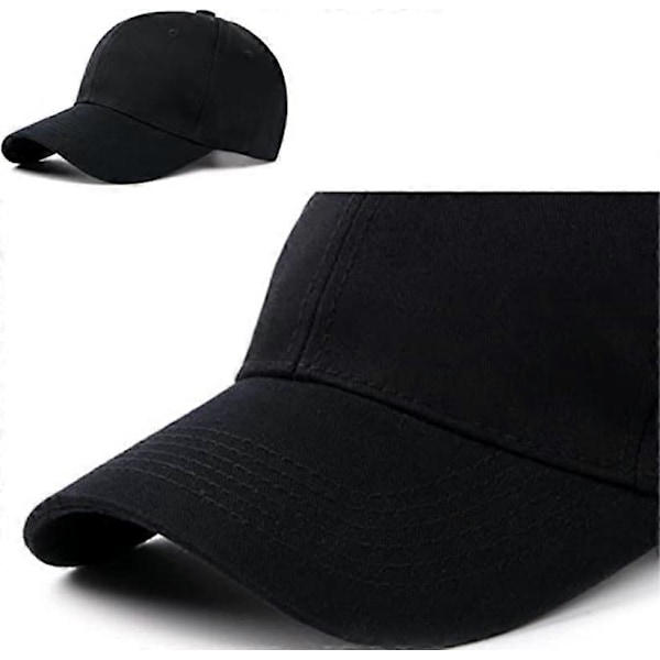 Ensfarget baseballcaps Enkel mote toppet caps justerbar solhatt (rosa) mörk röd