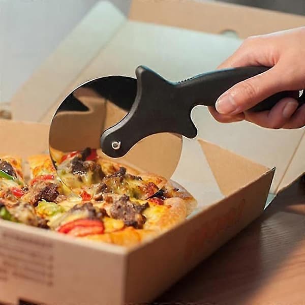 Pizzahjul i rustfrit stål køkkenredskab