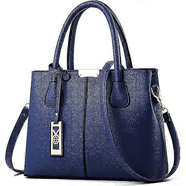 Naisten olkalaukku käsilaukku Nahkainen Crossbody-laukku ja käsilaukut naisille Blue