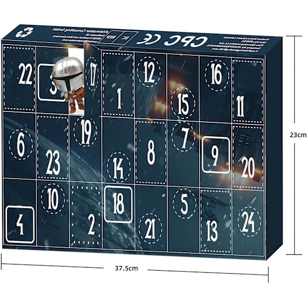 Mini Byggklossar Julkalender Present Leksak Byggklossar Födelsedagspresent Rymdäventyr Pojke Julgåva