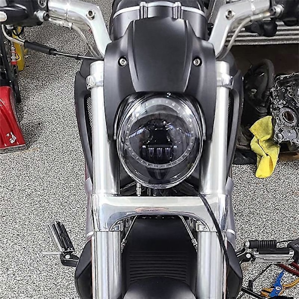 LED Forlygte med Fjern- og Nærlys Halo DRL til V-Rod VRod VRSCA VRSCF Street Rod 2002-2017 Tilbehør